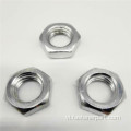 Polished Plain Nyloc Flange Lock Wing Nut